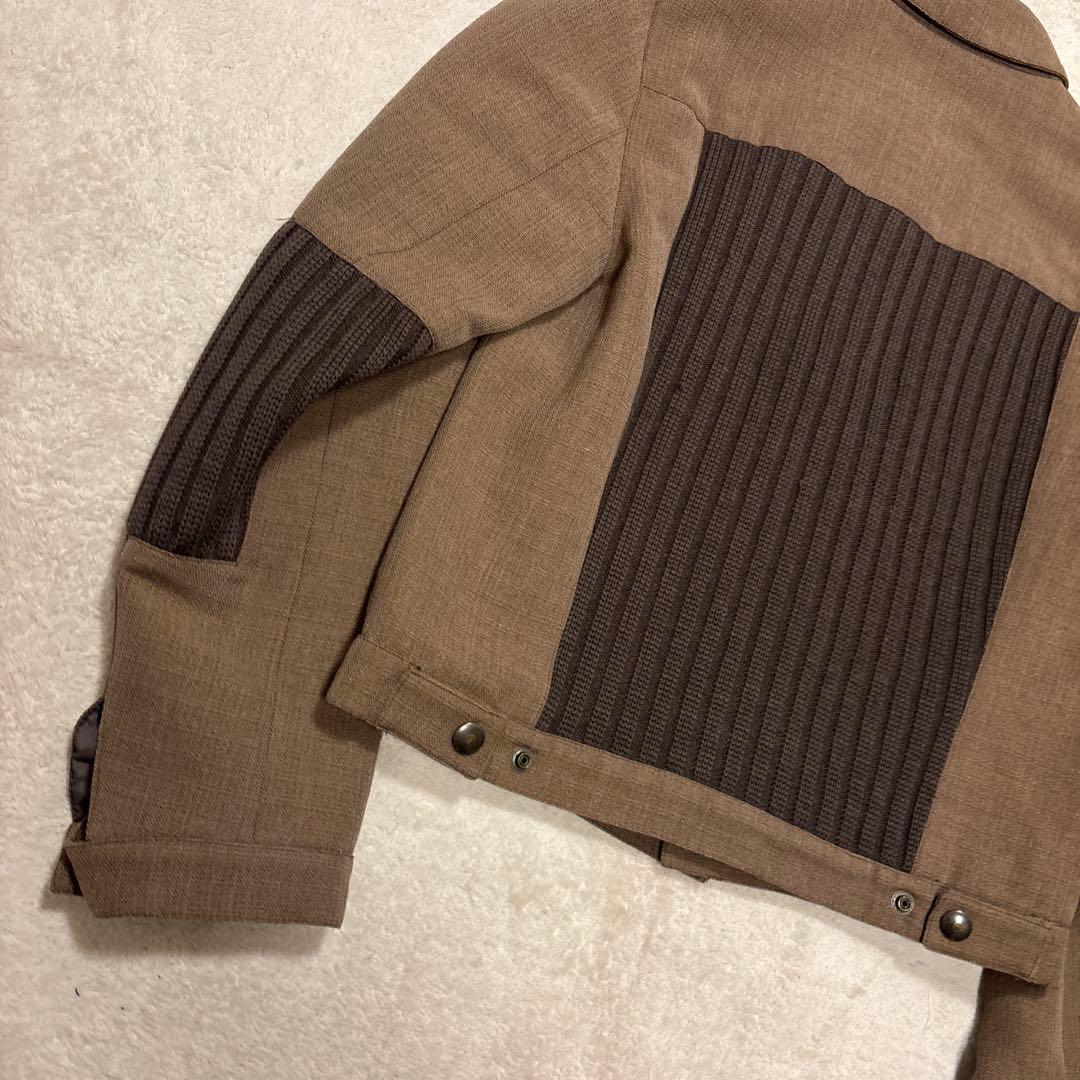 MIU MIU 1999fw archiveウールリブニットジャケット