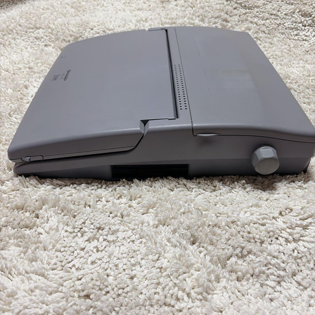 【希少】 SHARP WD-C20 カラー液晶 ワープロ 本体 書院 動作確認済
