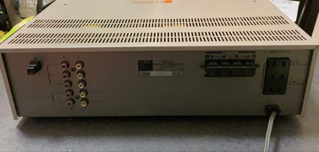 名機　希少　SONY ソニー プリメインアンプ　TA-535音出しok