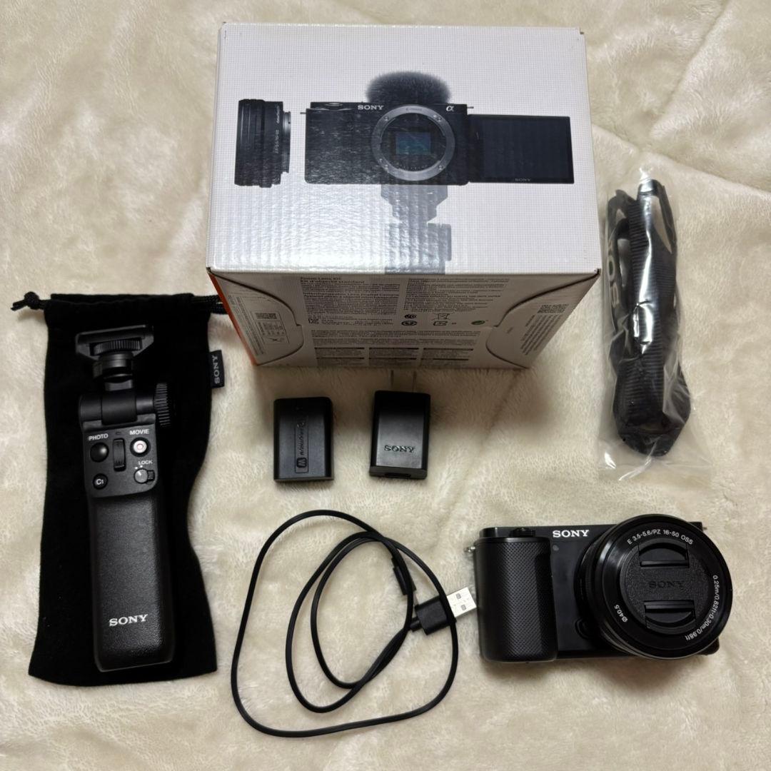 【美品】SONY VLOGCAM ZV-E10 レンズキット ZV-E10L B