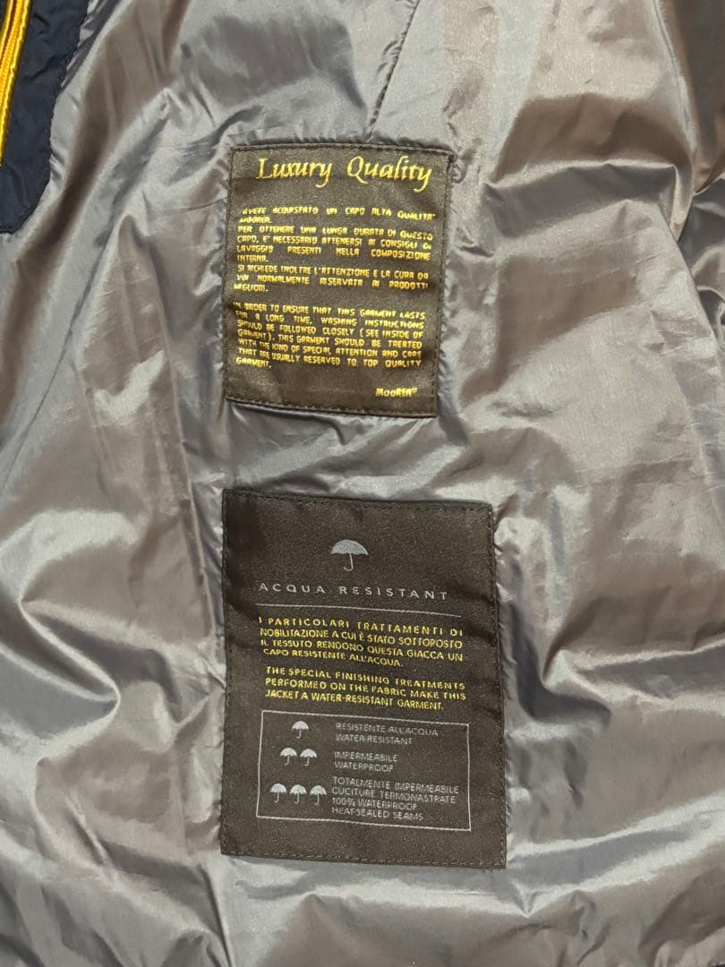 MOORER ネイビー ダウンジャケット