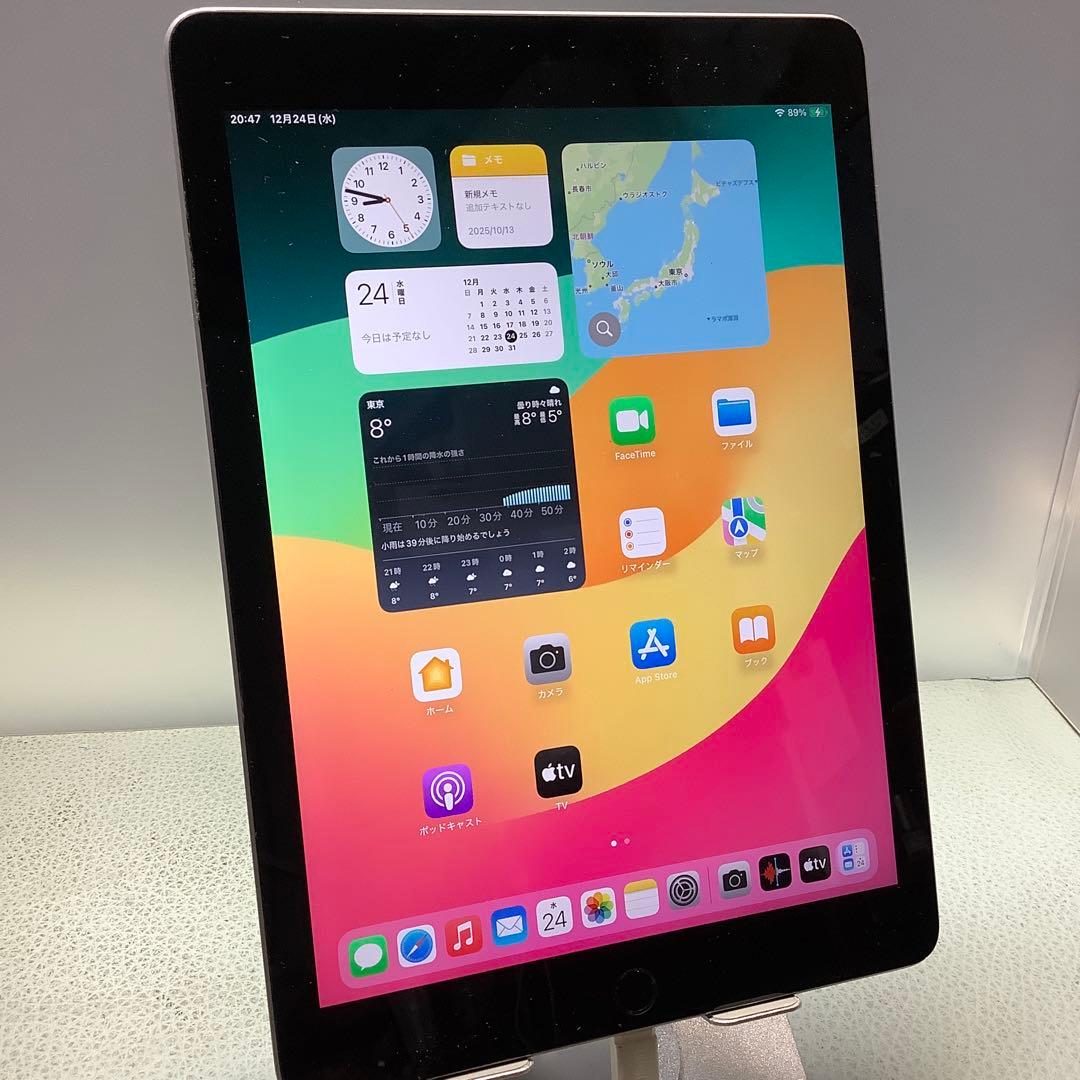iPad 6世代128G wifi PSE新品バッテリー100%機能異常なし