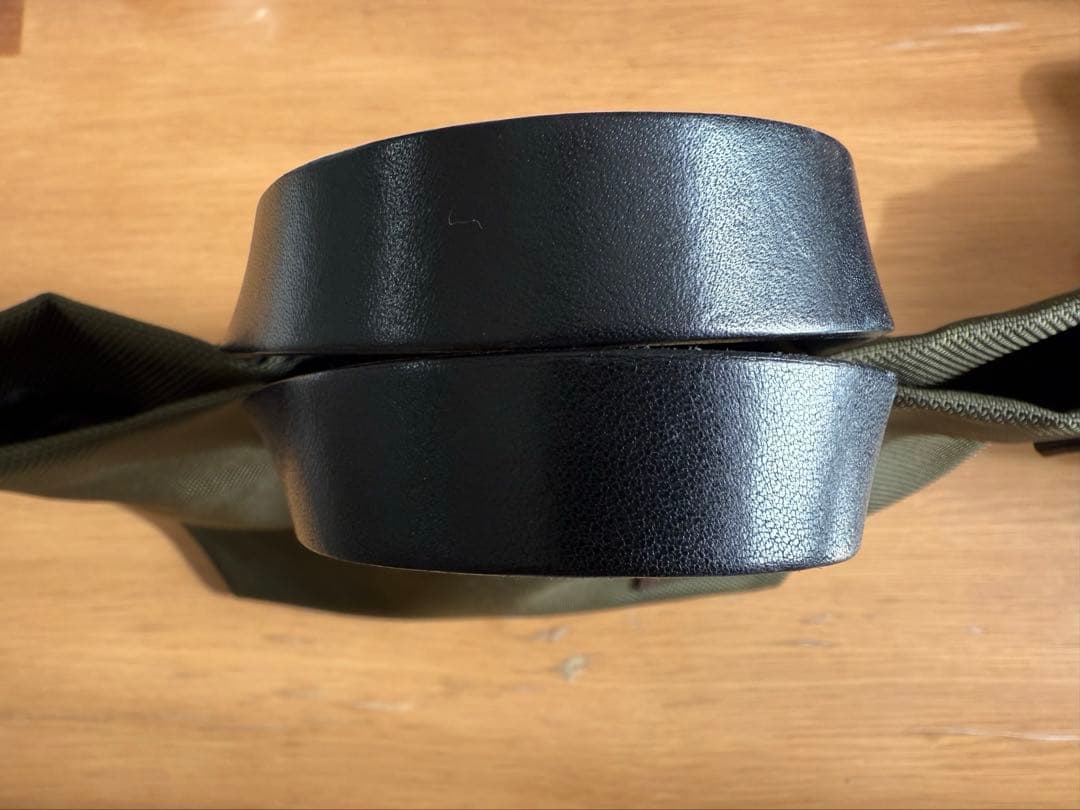 【カワニシカバン】ミニモン コーデュラ(R) カーキ、 ショルダー38mm