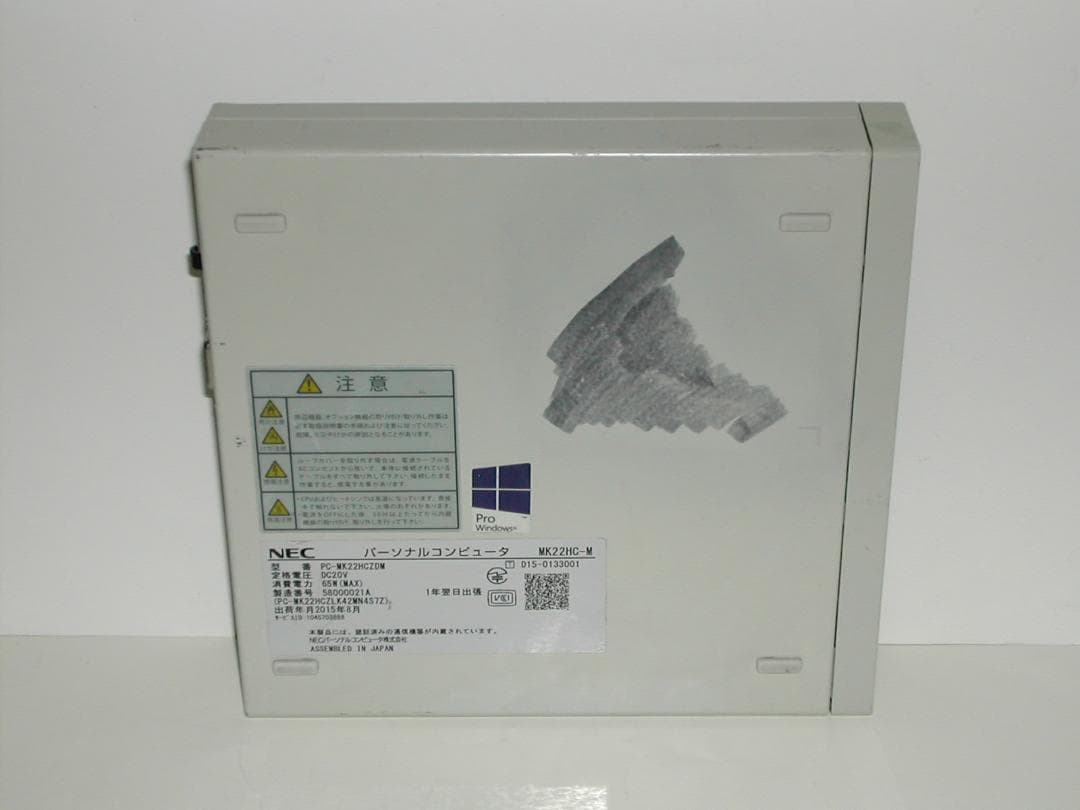 NEC　MK22HC-M　i3 4330TE　WIN8.1　8G　120G