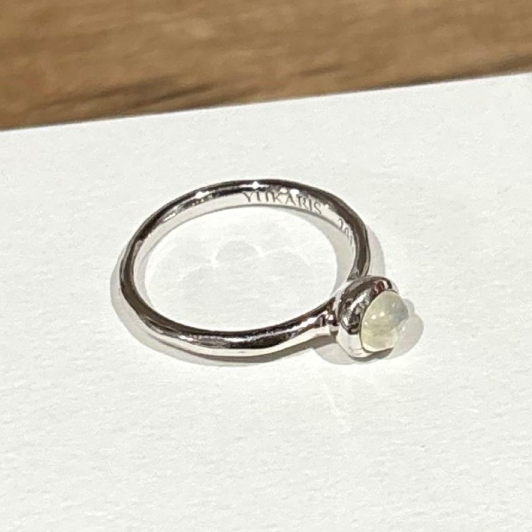 yukaris 水滴一粒 stone ring.◎ムーンストーン 15号