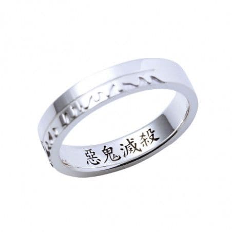 鬼滅の刃 × THE KISS シルバーリング 9号 指輪 煉獄杏寿郎