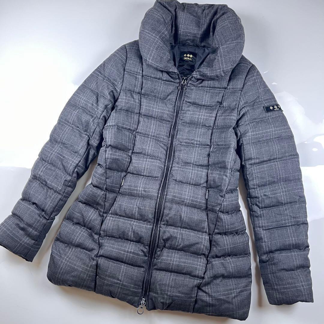 【極美品】TATRAS タトラス ルセラ ダウンジャケット S グレンチェック