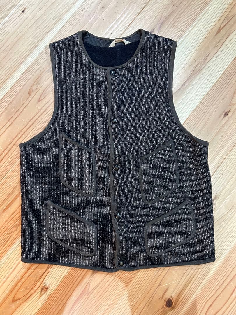 ４０年代　ブラウンズビーチ　ベスト　brown’s beach ビッグサイズ