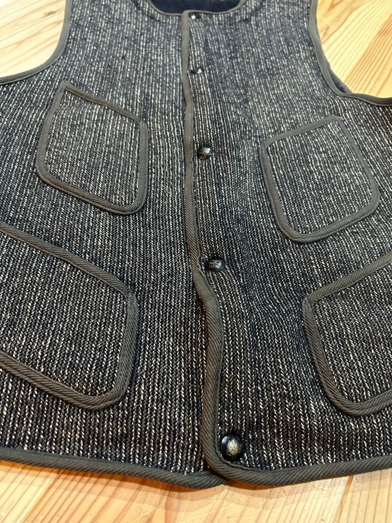 ４０年代　ブラウンズビーチ　ベスト　brown’s beach ビッグサイズ