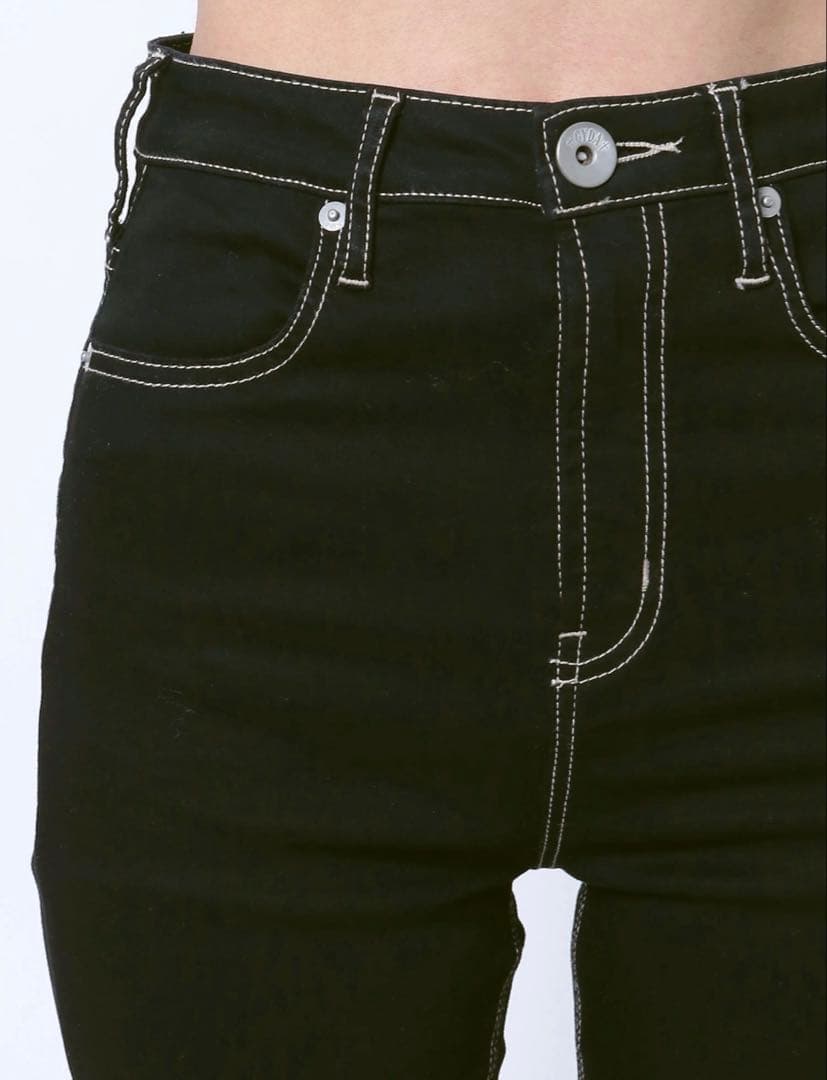 GYDA　ハイウエストワンウォッシュスキニーパンツ