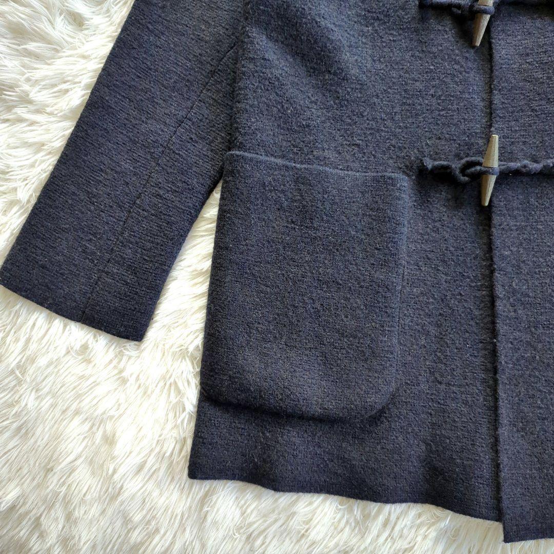 45R 圧縮ウール ダッフルコート バイカラー ゆったりサイズ 3(L)