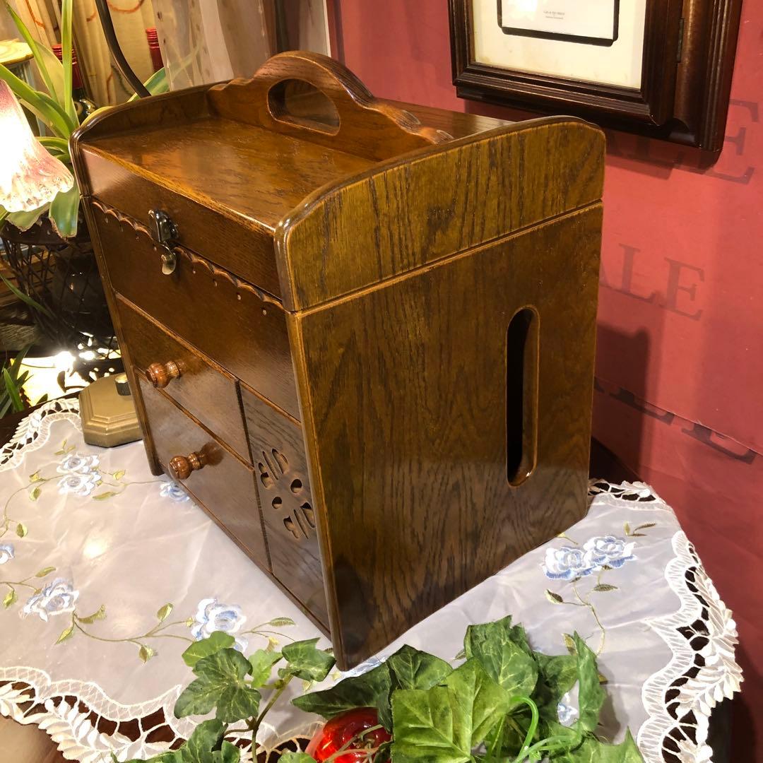 パリ雑貨屋　アンティーク小物入れ　メイクボックス