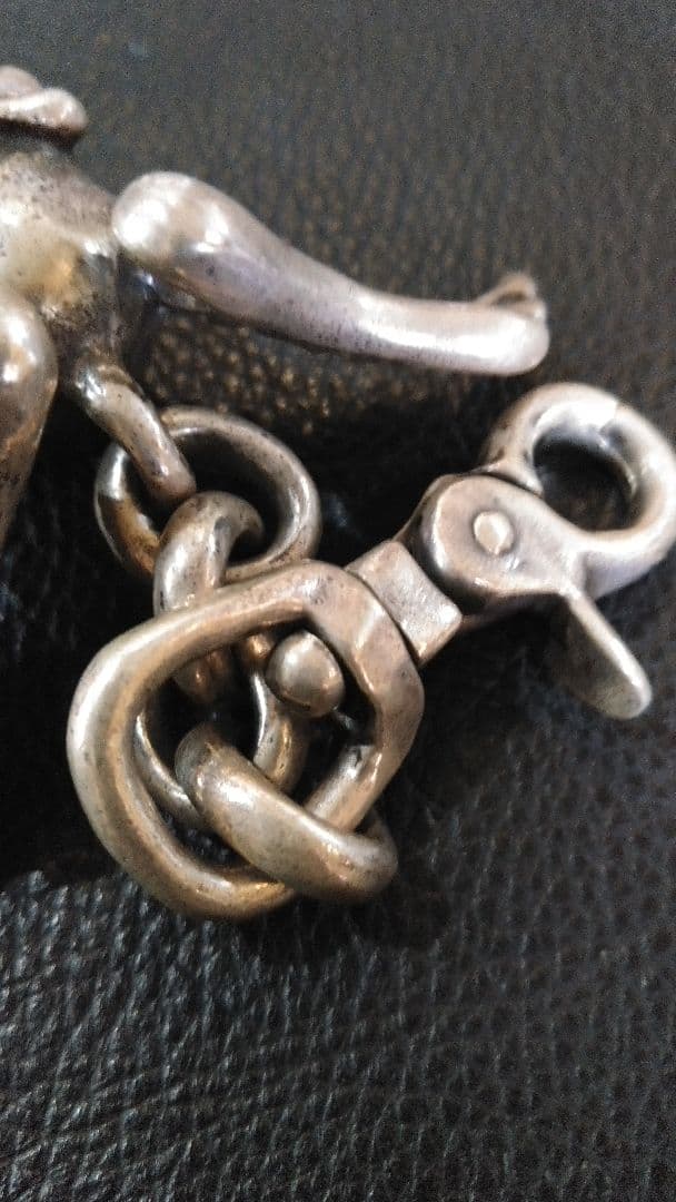 こ*ば様 THIRTEENDESIGNS ウイングスカルキーチェーン142g 9