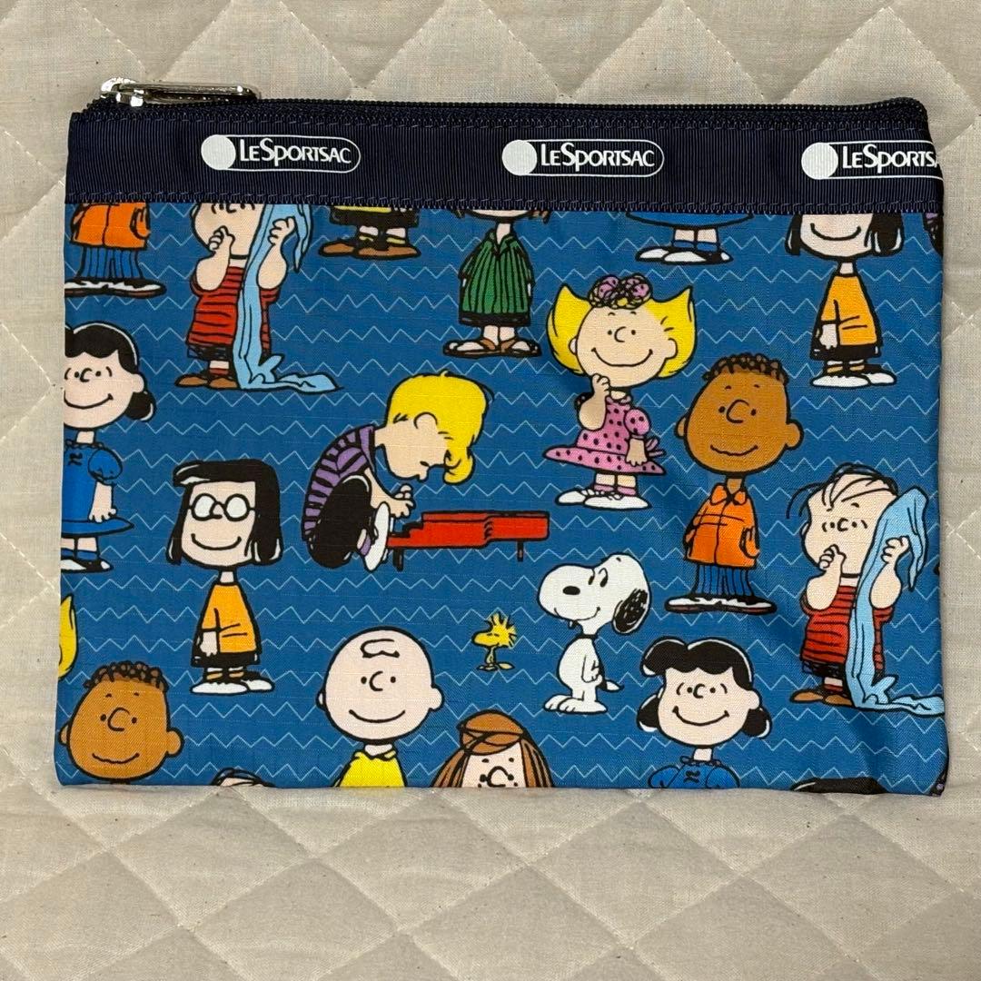 レスポートサック PEANUTS GANG スヌーピー ボストンバッグ　ラージ