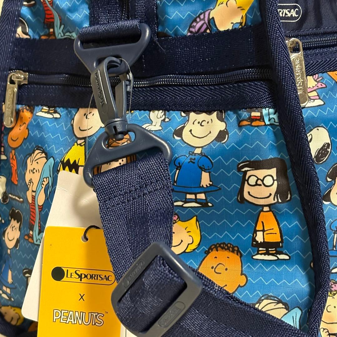 レスポートサック PEANUTS GANG スヌーピー ボストンバッグ　ラージ