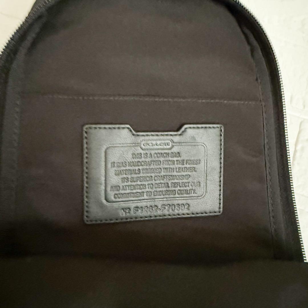 新品級COACHコーチヴァリック ダッフル バックパック／ボディバッグ ブラック