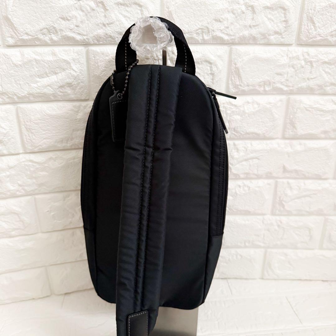 新品級COACHコーチヴァリック ダッフル バックパック／ボディバッグ ブラック