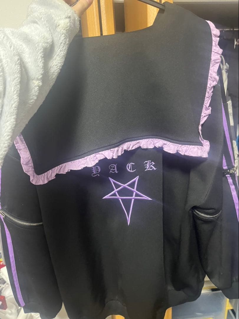 kry clothing HIJOSIKI セーラー パーカー　紫