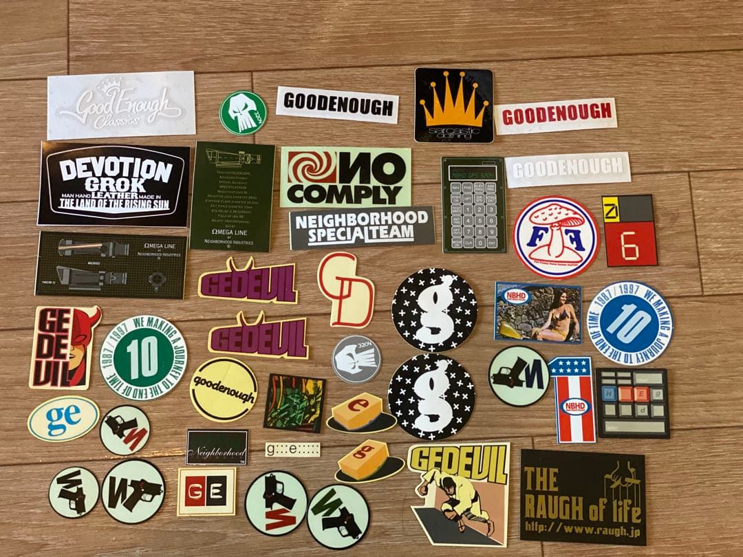 GOODENOUGH スケートボード ステッカーセット