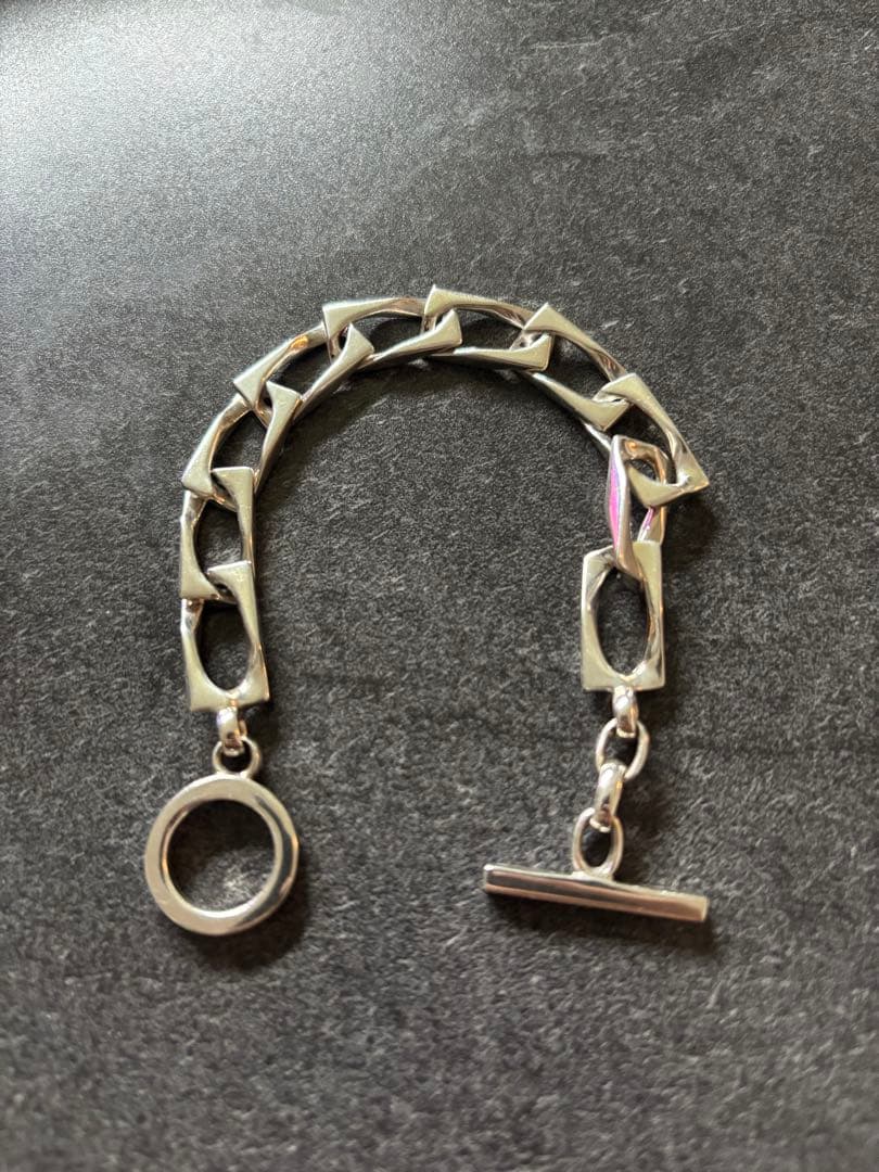 美品　old gucci ヴィンテージ　シルバー925 ブレスレット　スクエア