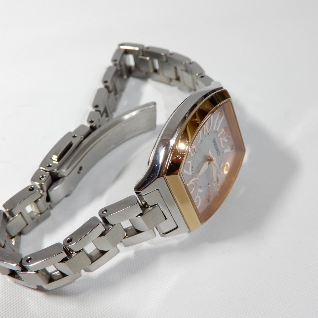 美品 SEIKO ルキア　腕時計　レディースウォッチ　シルバー　ピンク