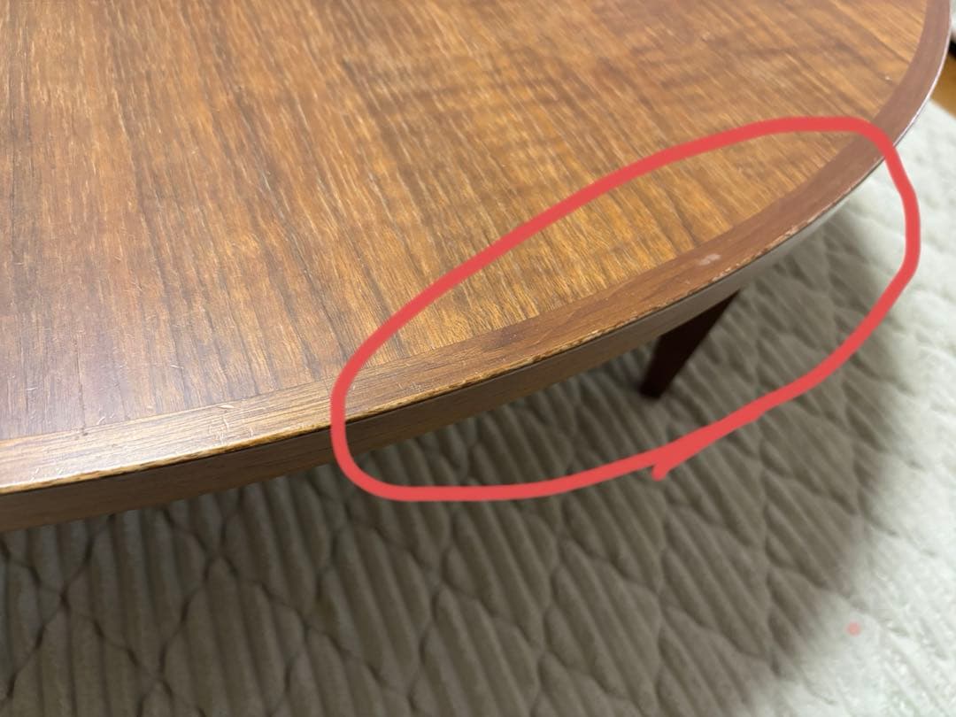 ACTUS コタツテーブル　120㎝　中古