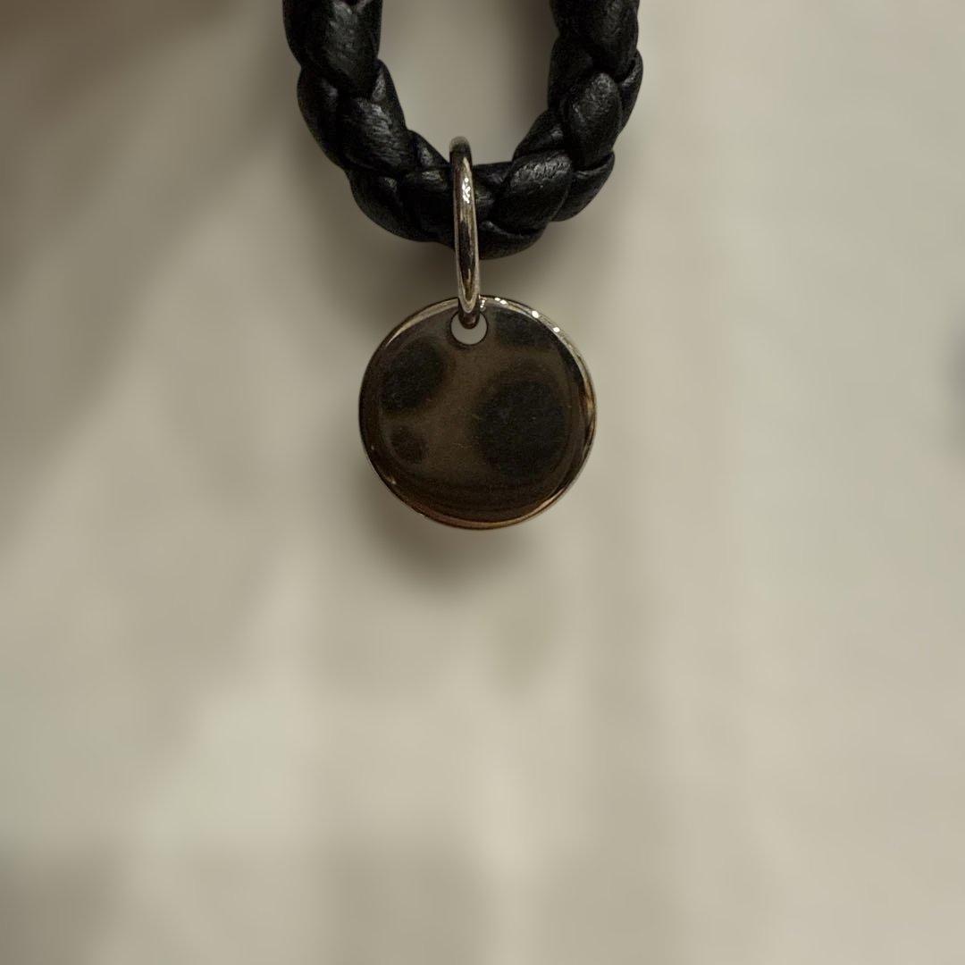 Bottega Veneta ブラックレザーブレスレット 箱有り