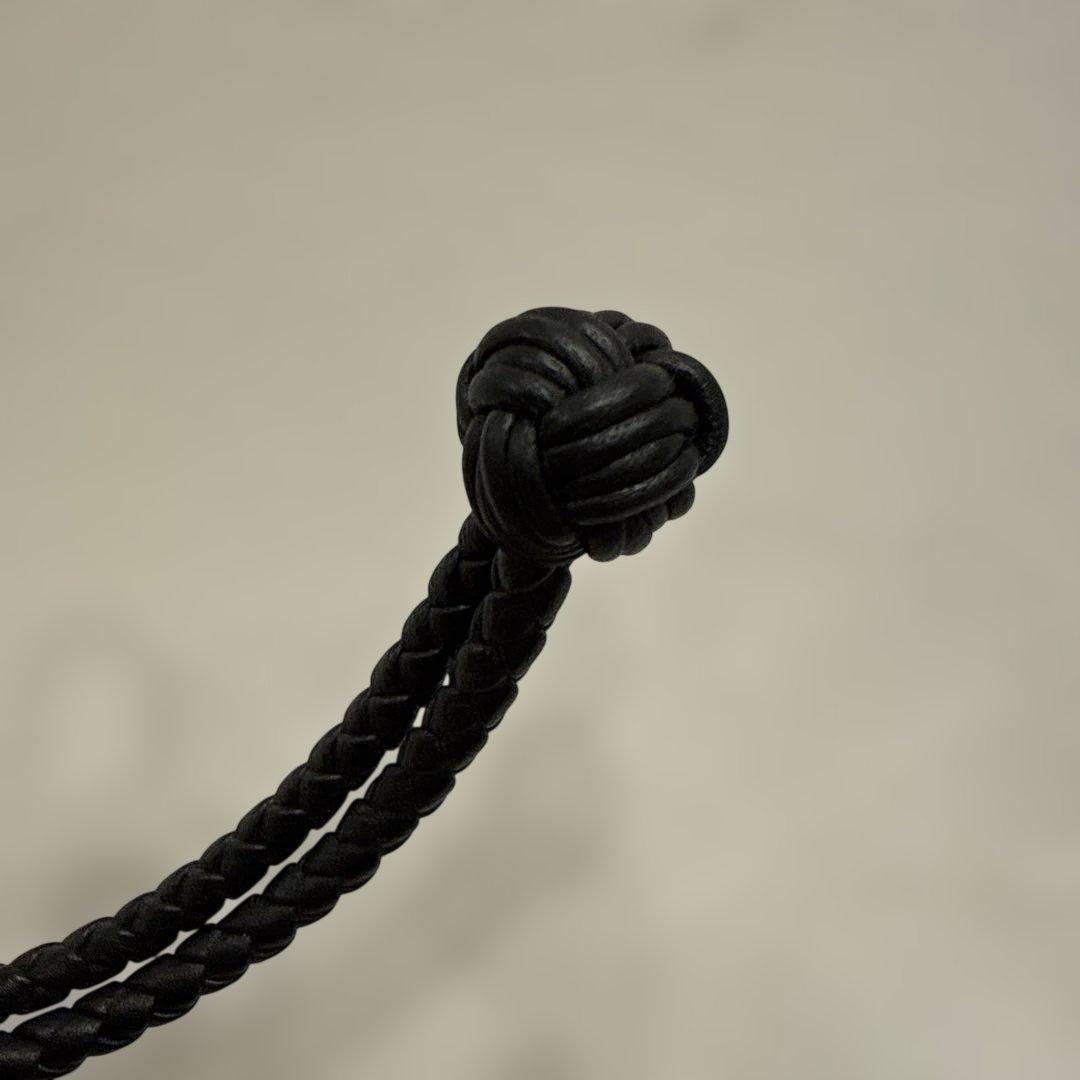Bottega Veneta ブラックレザーブレスレット 箱有り