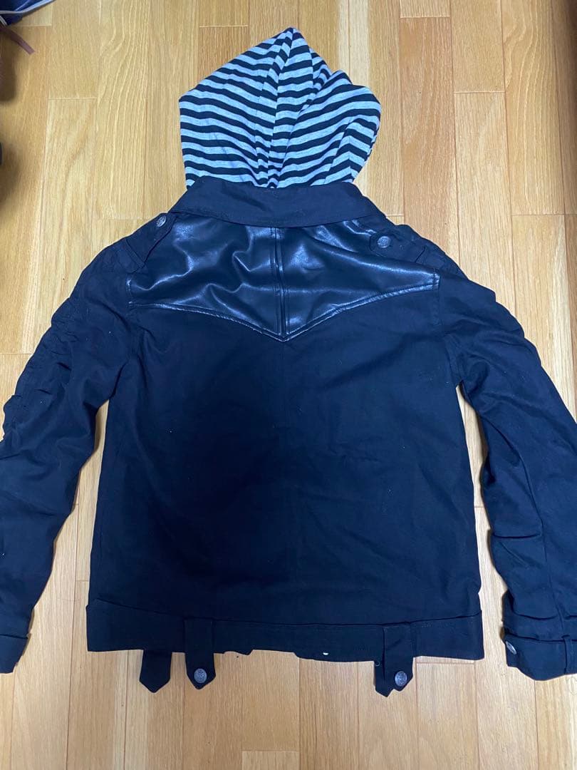 お兄系　y2k フード付きジャケット　S