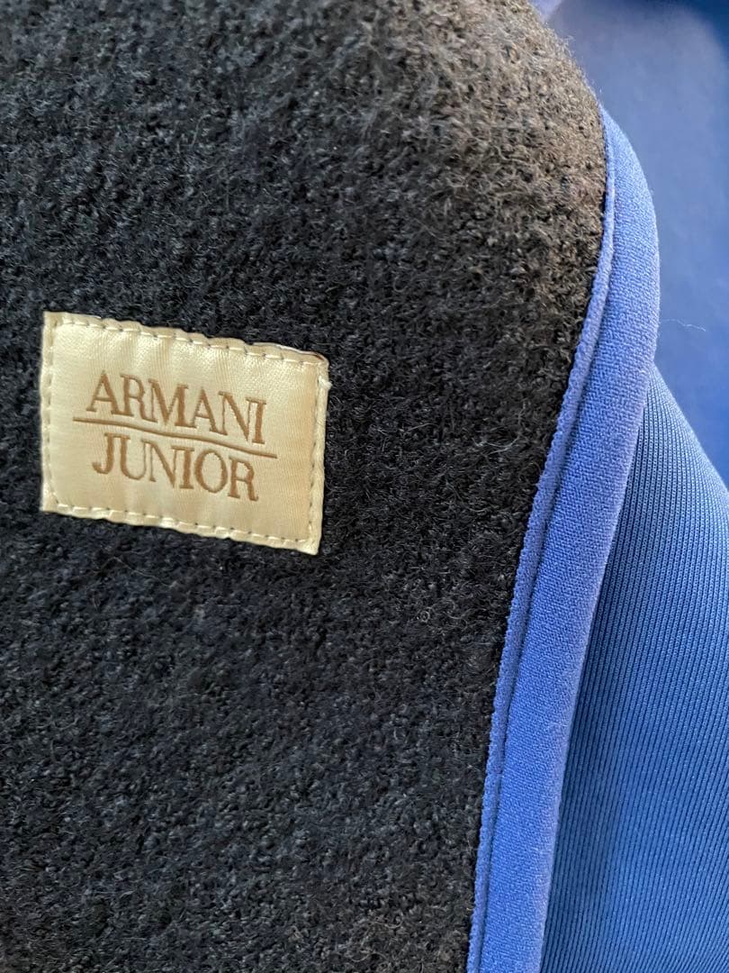 最終値下げアルマーニジュニア10A142紺色コート