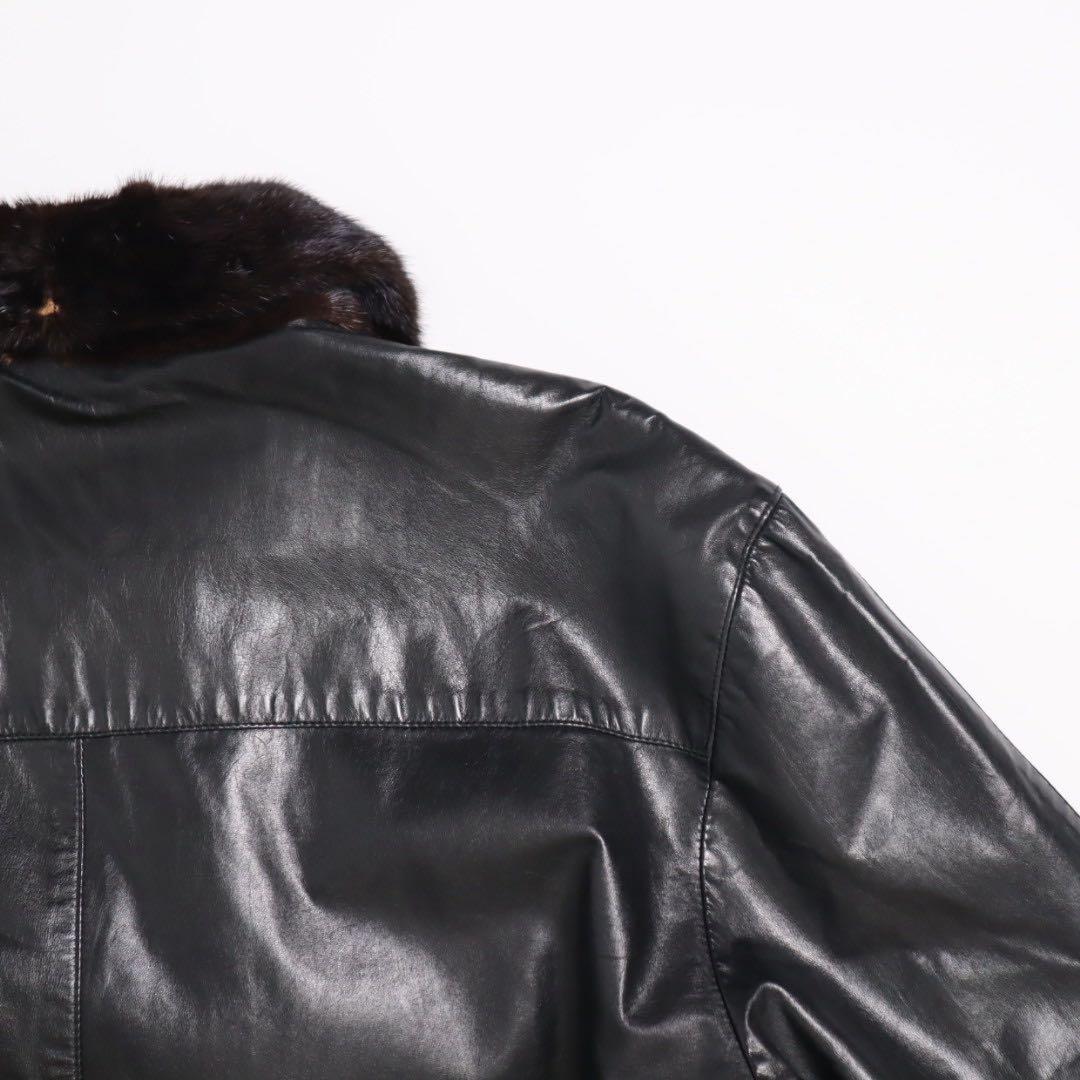 Vintage A2 G1 リバーシブル リアルファー レザージャケット