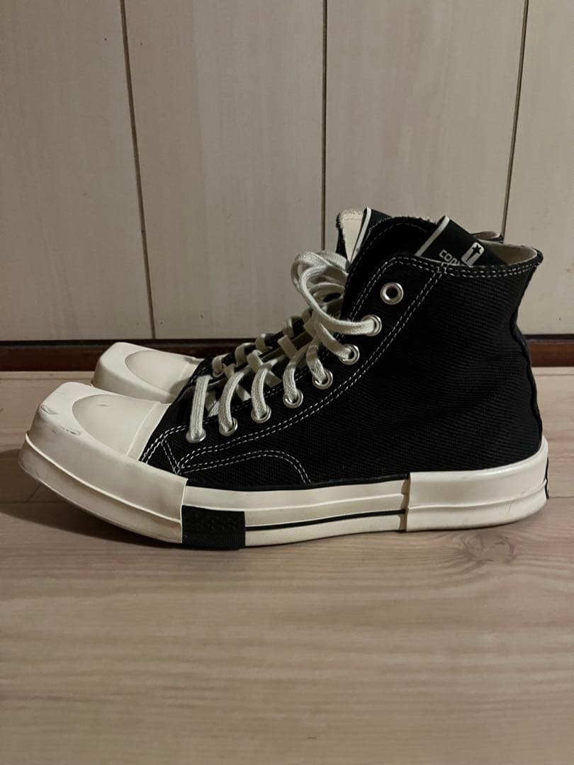 【確実正規品】Rick Owens TURBODRK 黒/白 ハイカット