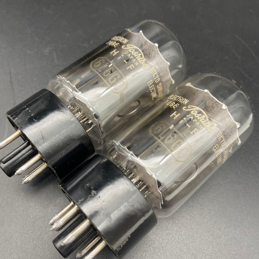 6L6GC Hi-FI 東芝 ワンペア 真空管 (191)
