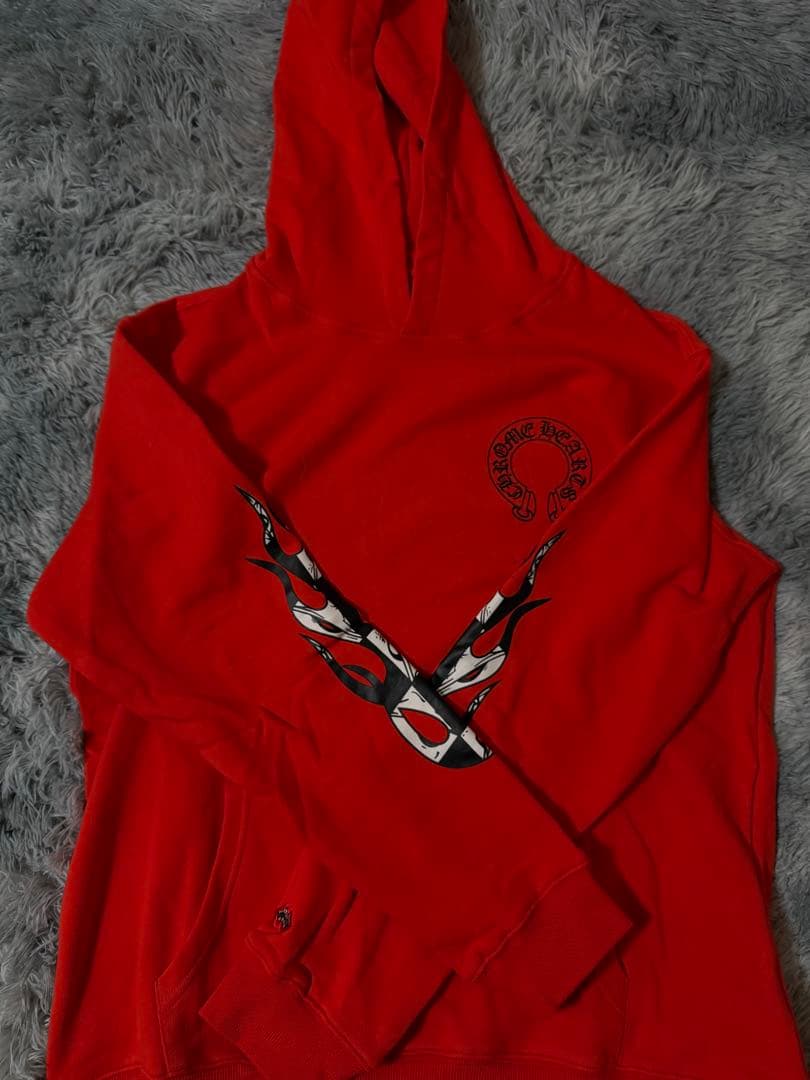 明日削除 クロムハーツ マッティボーイ ケチャップ パーカー