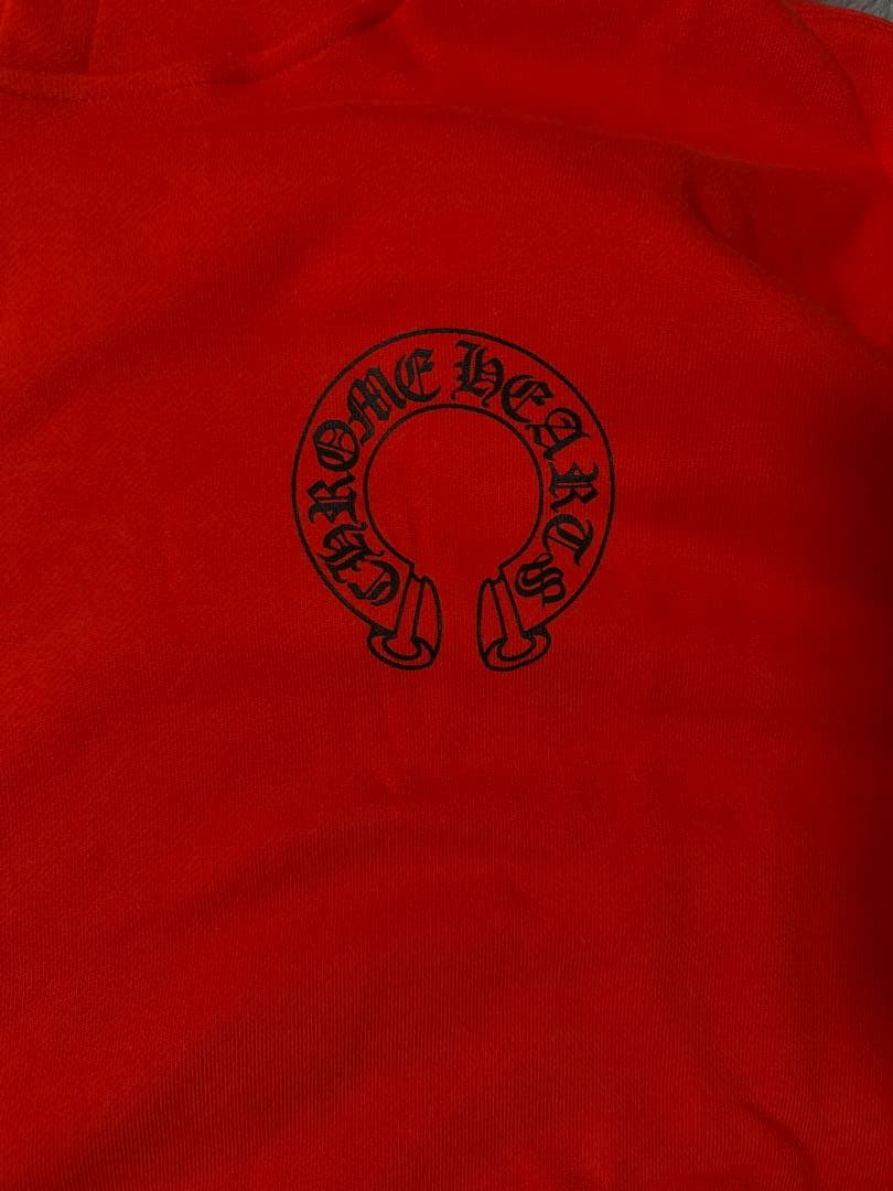 明日削除 クロムハーツ マッティボーイ ケチャップ パーカー