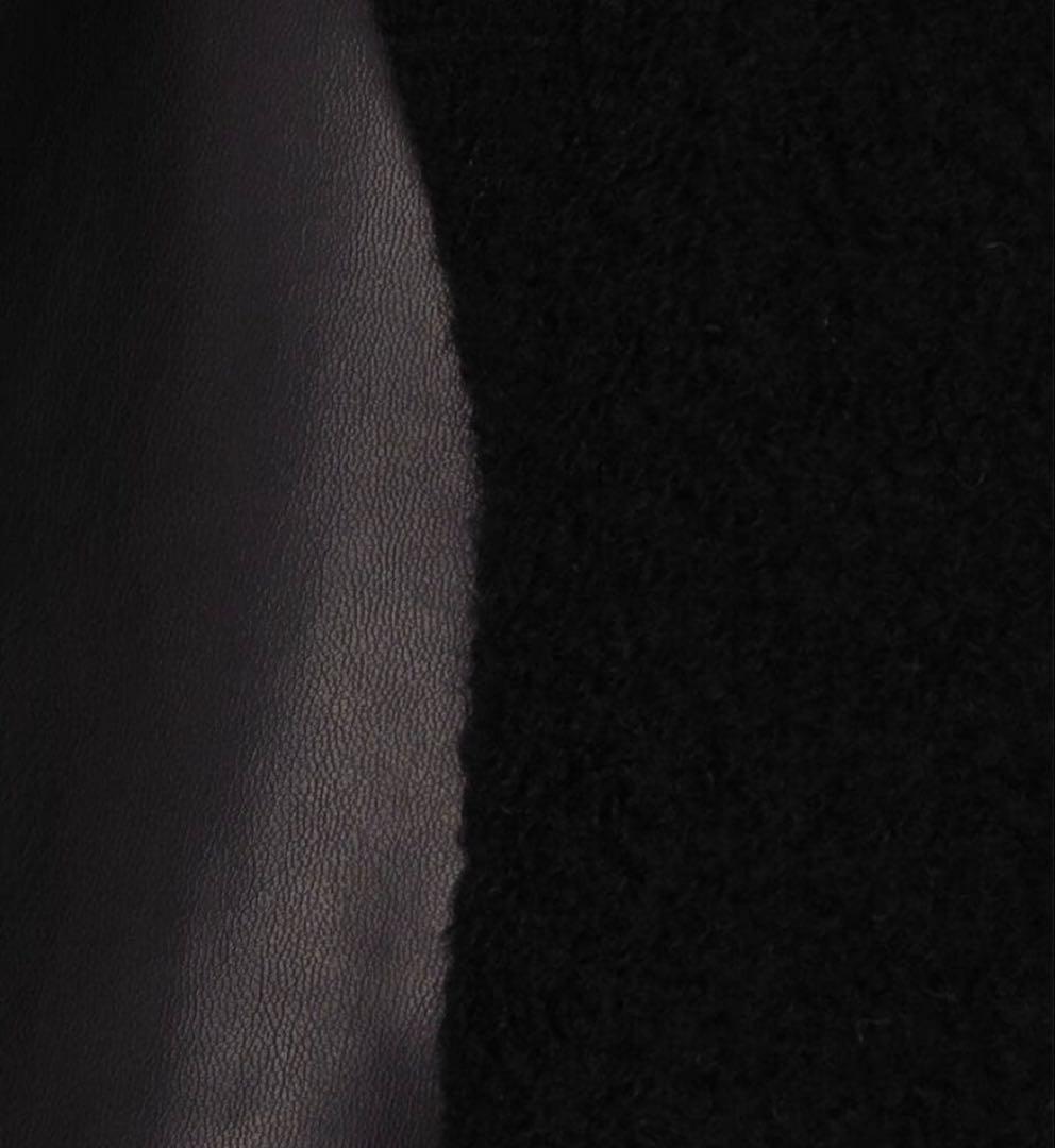 TOMORROWLAND MACPHEEシープパイル ブルゾン ブラック