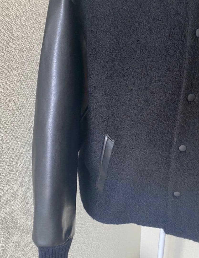 TOMORROWLAND MACPHEEシープパイル ブルゾン ブラック