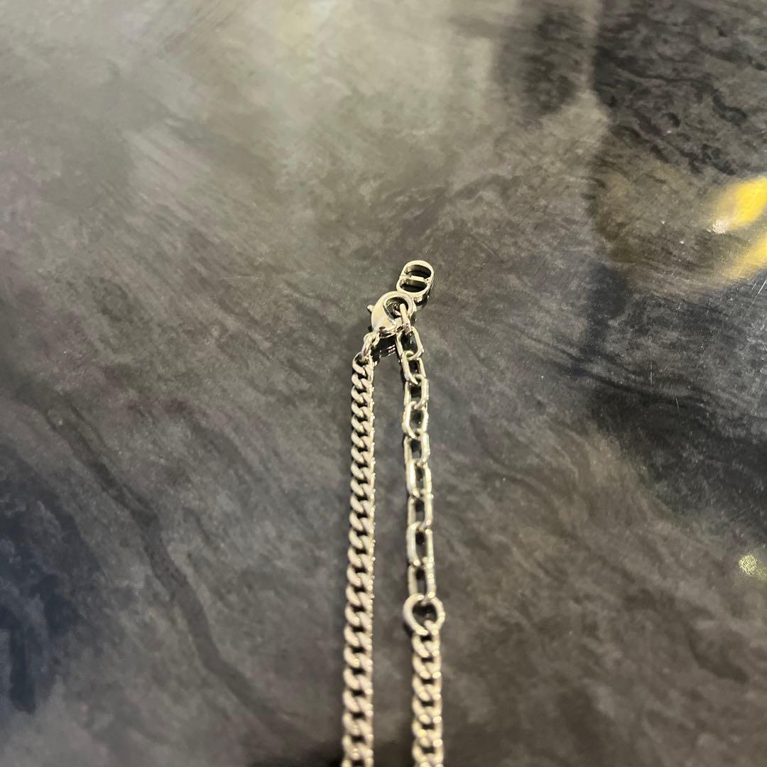【美品】DIOR オブリークネックレス　クリスタル