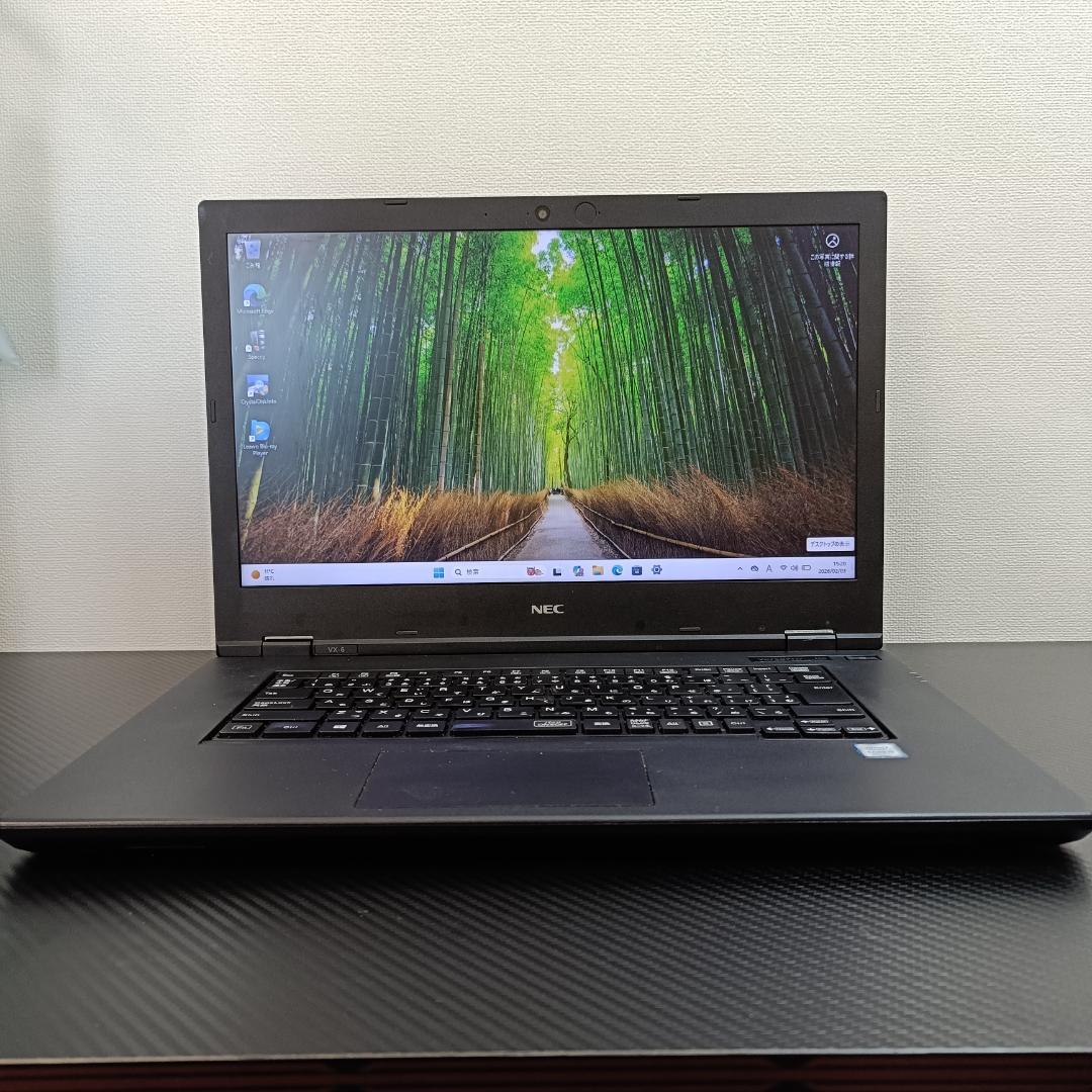 NEC ノートPC i5 256GB SSD メモリ8GB DVD wifi 黒