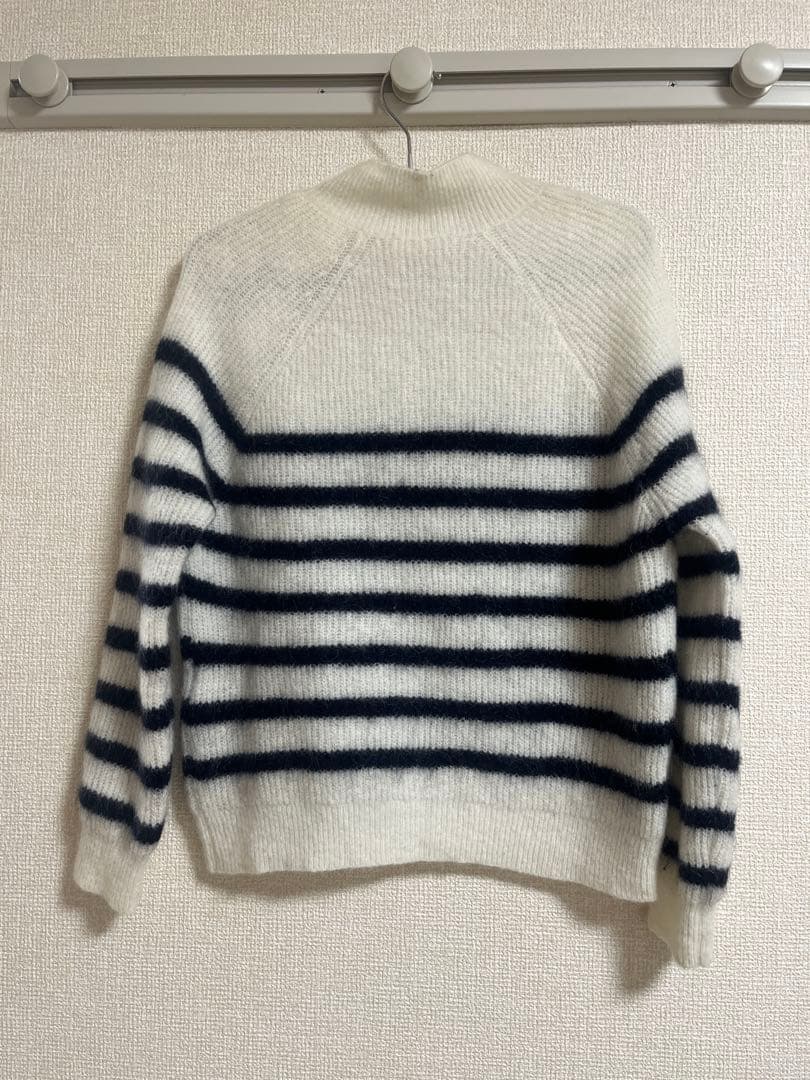 LA MAILLE SÉZANE セザンヌ ストライプニットセーター XS