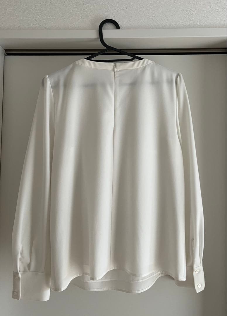 PINKY & DIANNE メタルバータックブラウス ホワイト 38