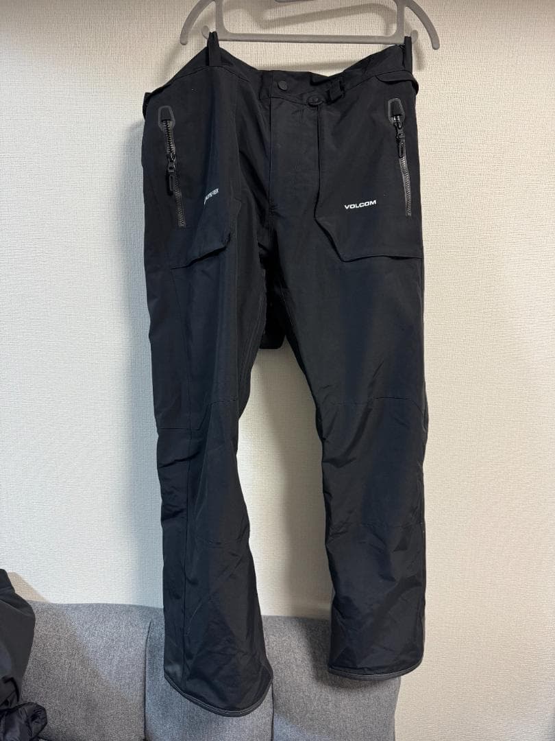 23-24 VOLCOM RAIN GORE-TEX BIB OVERALL 黒