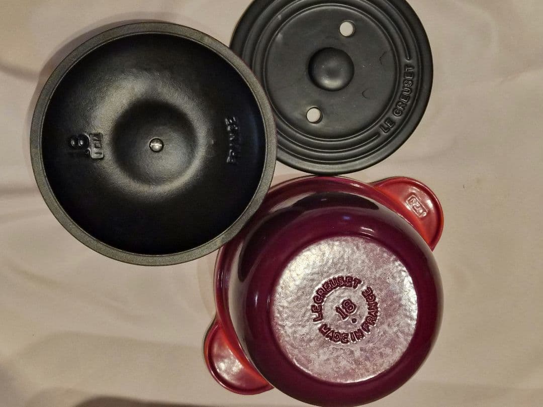 ル・クルーゼ ココットエブリィ18インナーリッド付チェリーレッド