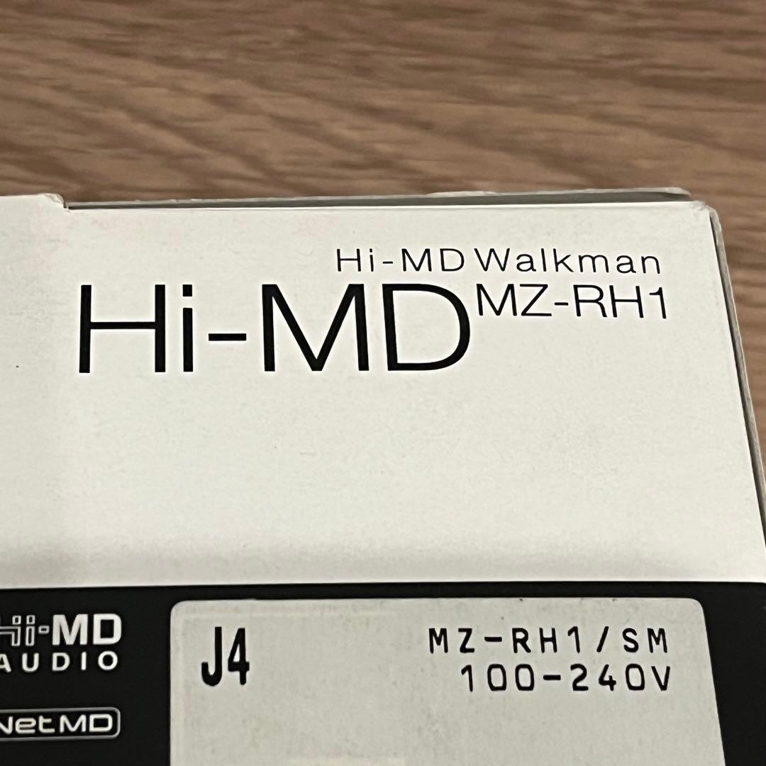 【美品】SONY MZ-RH1 ポータブルMDプレーヤー