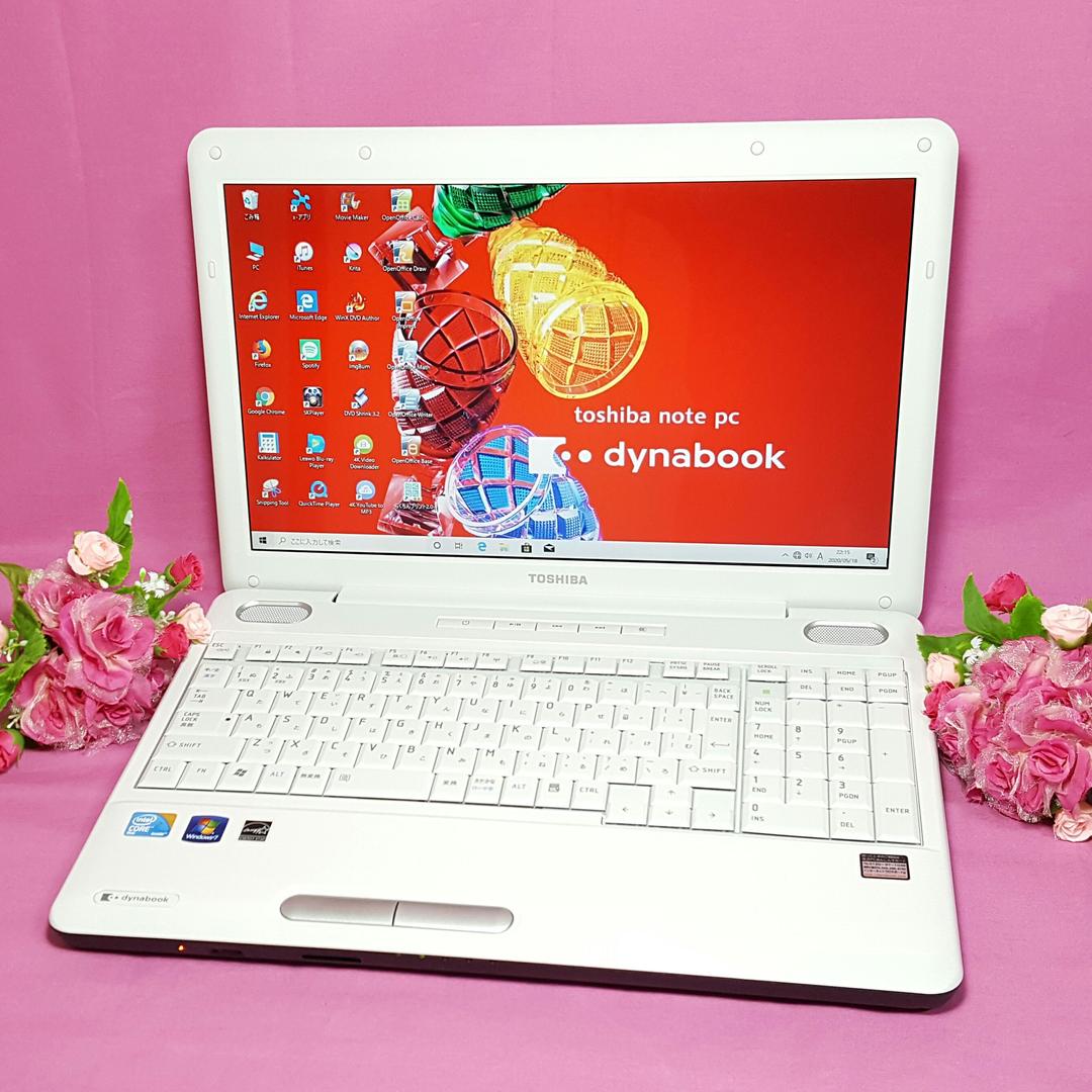 WIN10✿東芝✿ダイナブック✿CORE-I3✿大容量✿メモリ4G✿Office