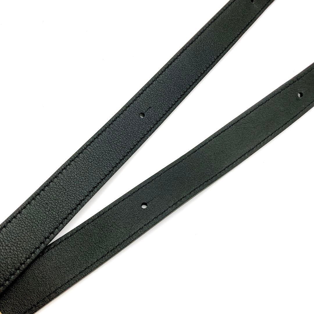 極美品✨LOEWE ロエベ ショルダーストラップ レザー ブラック アナグラム