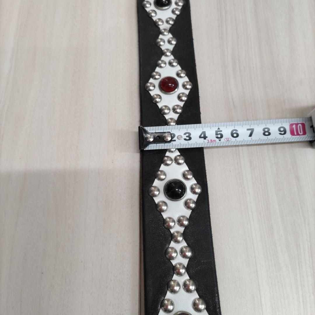 REDMOON スタッズ ベルト 黒 スティングレイ