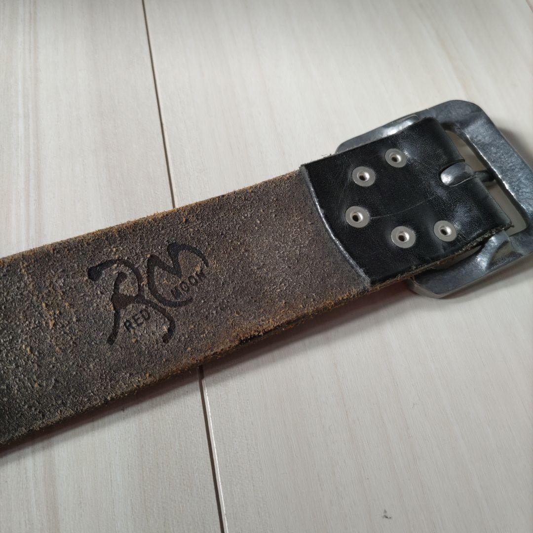 REDMOON スタッズ ベルト 黒 スティングレイ