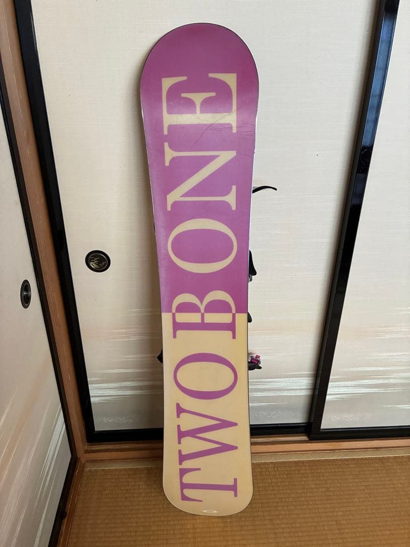 TWO BONE スノーボード バインディング付き