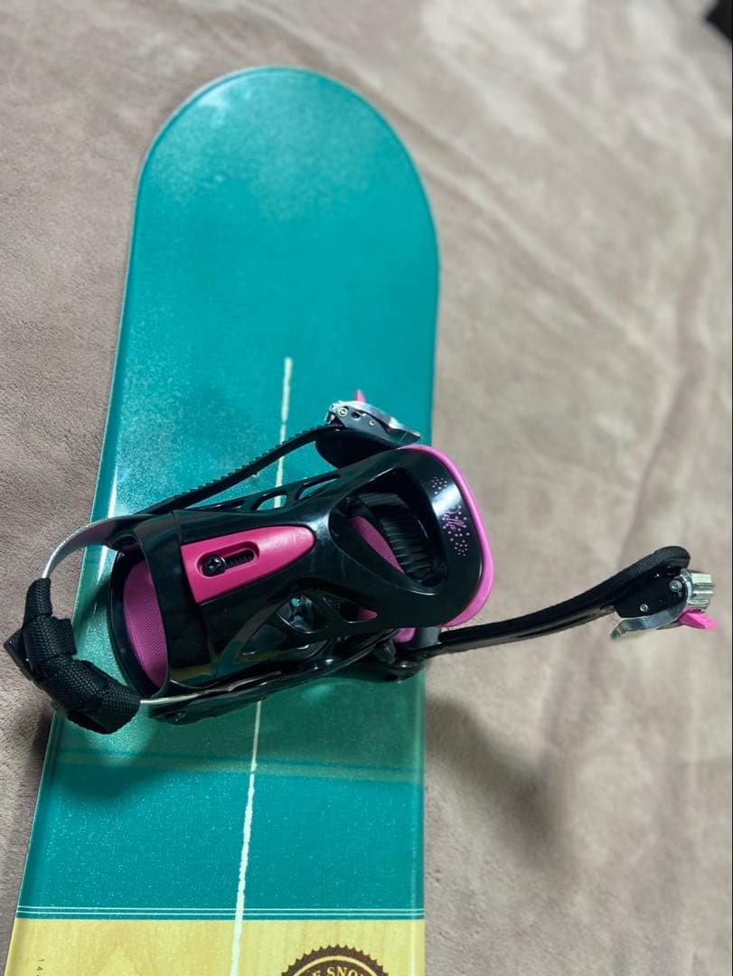 TWO BONE スノーボード バインディング付き
